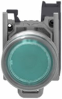 Harmony XB4 ATEX D Green Projecting Push Button, 22mm, IP66, 1 NO