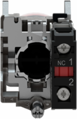 Harmony XB4 Red Push Button 22mm Spring Return, IP66/IP67, Metal