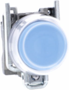 Harmony XB4 Blue Push Button 22mm Metal Spring Return 1NO