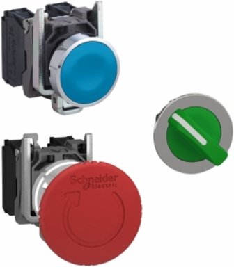 Emergency Stop Push Button, 40mm Mushroom Head, IP66, Metal