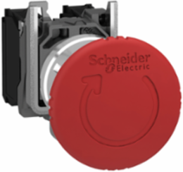 Emergency Stop Push Button, 40mm Mushroom Head, IP66, Metal