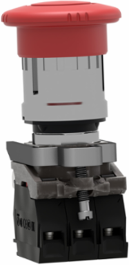 Harmony XB4 Emergency Stop Push Button 40mm Red Mushroom, 22mm Mounting