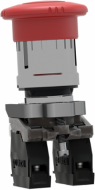 Harmony XB4 Emergency Stop Push Button, 40mm, IP66, Red Mushroom