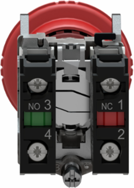 Harmony XB4 Emergency Stop Push Button, 40mm, IP66, Red Mushroom