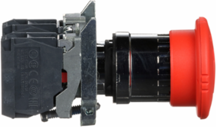 Harmony XB4 Emergency Stop Push Button, 40mm, IP66, Red Mushroom