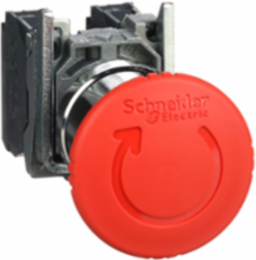 Harmony XB4 Emergency Stop Push Button, 40mm, IP66, Red Mushroom