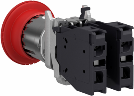 Harmony XB4 Emergency Stop Push Button, 40mm Mushroom Head, IP65