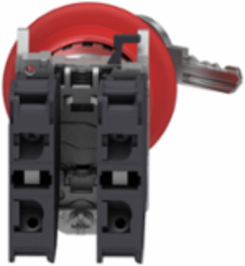 Harmony XB4 Emergency Stop Push Button 22mm, IP65, 455 Key Release
