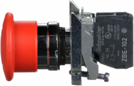Harmony XB4 Emergency Stop Button 40mm Red Mushroom 22mm Mounting, IP66