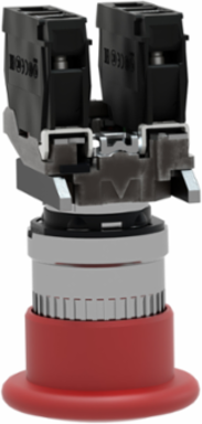 Emergency Stop Push Button, Red Mushroom, 40mm, IP66/IP67/IP69K