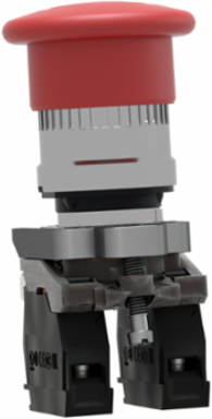 Emergency Stop Push Button, Red Mushroom, 40mm, IP66/IP67/IP69K