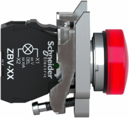 Harmony XB4 Red Pilot Light 22mm Universal LED IP66 Rated