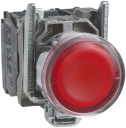 Harmony XB4 22mm Red Illuminated Push Button, IP66/IP67/IP69K, 1NO+1NC