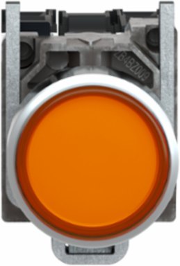 Harmony XB4 22mm Illuminated Push Button, Orange Flush, 24V AC/DC