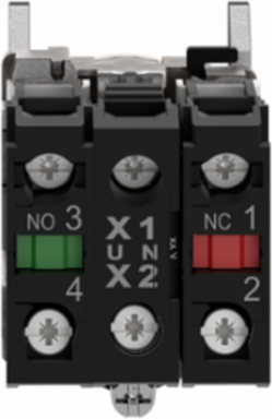 Harmony XB4 22mm Illuminated Push Button, Orange Flush, 24V AC/DC