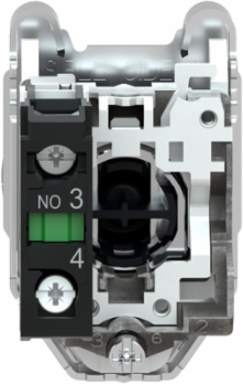 Harmony XB4 30.5mm Metal Push Button, Spring Return, 1 NO, IP66