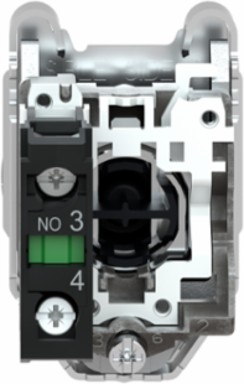 Harmony XB4 30mm Flush Push Button, Spring Return, IP66, 1NO