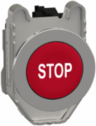 Harmony XB4 30mm Flush Push Button, Spring Return, IP66, 1NO