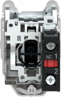 Harmony XB4 Push Button 30mm Red Spring Return 1NC