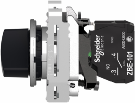 Harmony XB4 Selector Switch, Flush Mounted, 30.5mm, 1NO, IP66