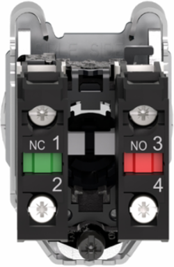 Harmony XB4 Selector Switch, 30mm Mounting, 2 Positions, 1NO+1NC, IP66