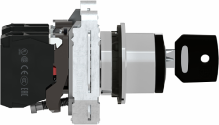 Harmony XB4 Key Switch Selector 30mm, 3 Positions, IP66 Protection