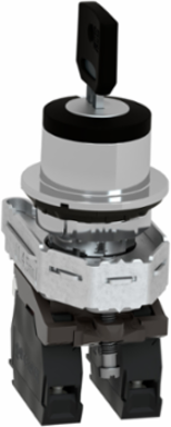 Harmony XB4 Key Switch Selector 30mm, 3 Positions, IP66 Protection