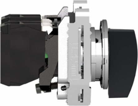 Harmony XB4 Flush Mount Selector Switch, 30.5mm, 3 Positions, 2NO, IP66