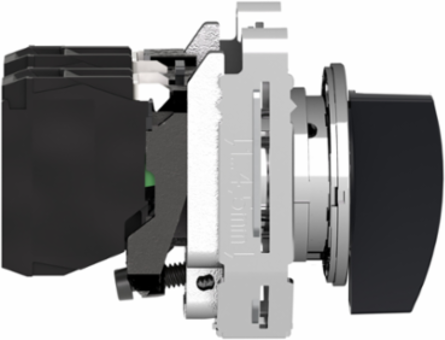 Harmony XB4 Flush Mount Selector Switch, 30.5mm, 3 Positions, 2NO, IP66
