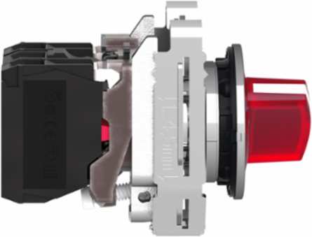 Illuminated Selector Switch, 30mm, 24V AC/DC, 1NO + 1NC, IP66
