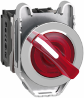 Illuminated Selector Switch, 30mm, 24V AC/DC, 1NO + 1NC, IP66