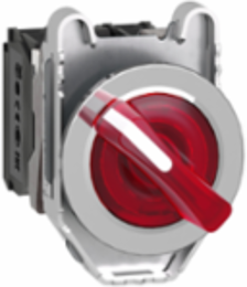 Harmony XB4 Illuminated Selector Switch, 30mm, 1NO + 1NC, IP66