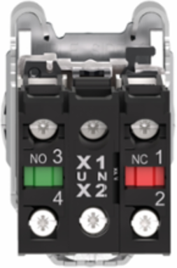Illuminated Selector Switch 30mm, 1NO + 1NC, 24V AC/DC, IP66