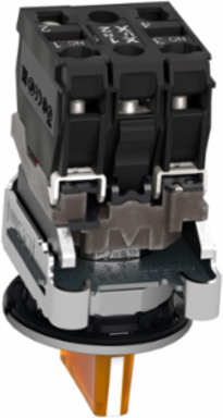 Harmony XB4 30mm Illuminated Selector Switch, IP66, 110-120V AC