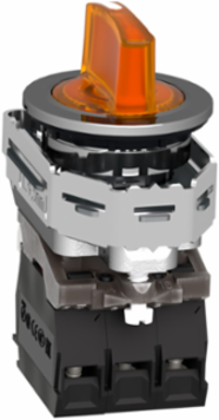 Harmony XB4 30mm Illuminated Selector Switch, IP66, 110-120V AC