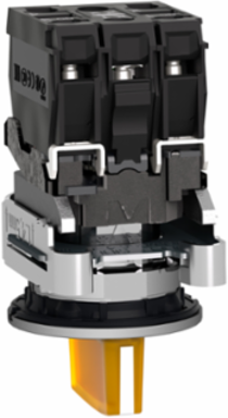 Harmony XB4 30mm Illuminated Selector Switch, IP66, 110-120V AC