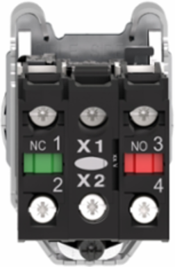 Harmony XB4 30mm Illuminated Selector Switch, IP66, 110-120V AC