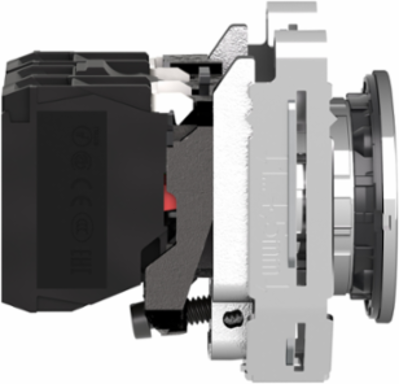Harmony XB4 Illuminated Push Button, 30.5mm, 230V AC, 1NO + 1NC