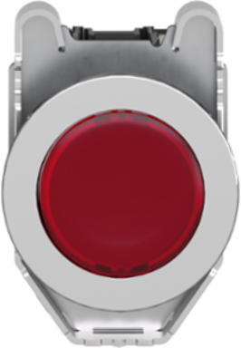 Harmony XB4 Illuminated Push Button 30mm Red Metal 24V AC/DC 1NO + 1NC