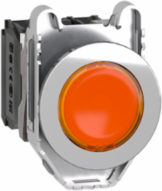 Harmony XB4 Illuminated Push Button 30mm, 1NO + 1NC, IP66 Rated