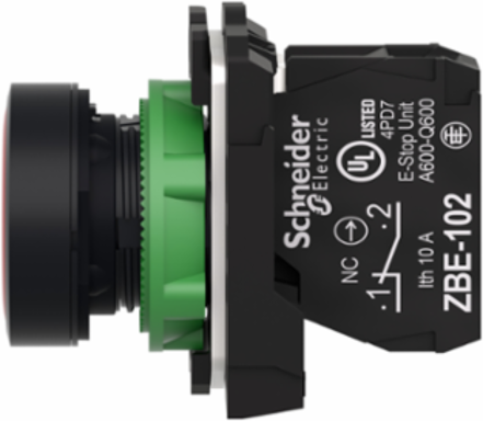 Harmony XB5 Red Push Button, 22mm, Spring Return, 1 NC, IP66/IP67/IP69K
