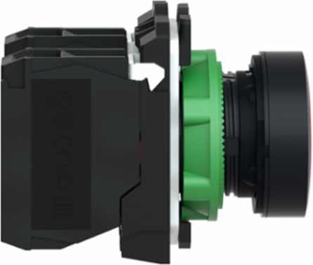 Harmony XB5 Red Flush Push Button 22 mm, 1NO+1NC, IP66