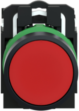 Harmony XB5 Red Flush Push Button 22 mm, 1NO+1NC, IP66