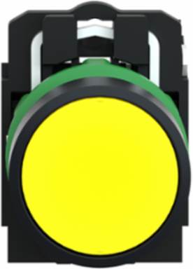 Harmony XB5 22mm Yellow Push Button, Spring Return 1NO, IP66/IP67/IP69K