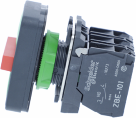 Triple-Headed Push Button, 22mm, IP67, 2 NO + 1 NC