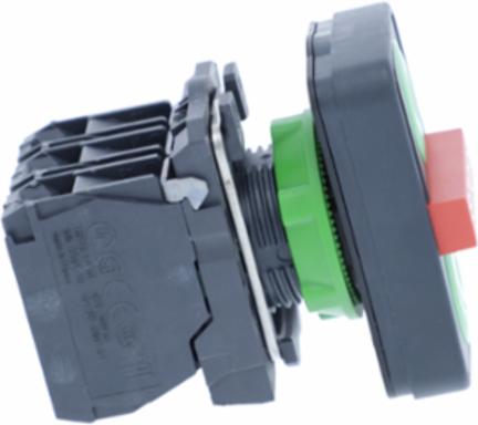 Triple-Headed Push Button, 22mm, IP67, 2 NO + 1 NC