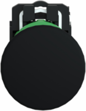 Harmony XB5 Black Mushroom Push Button 40mm, IP66/IP67, 1NO