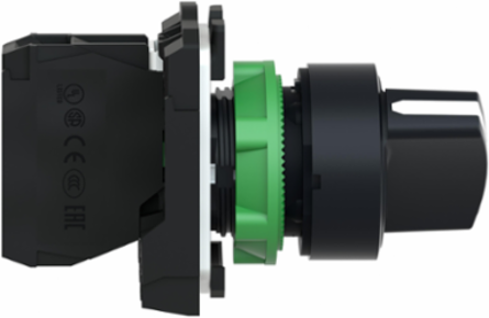 Harmony XB5 22mm Selector Switch, 2 Positions, Stay Put, 1NO