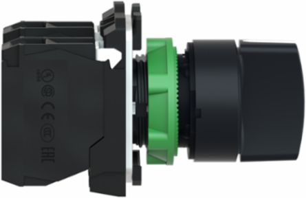 Harmony XB5 Selector Switch, 22mm, 3 Positions, IP67/IP69 Protection