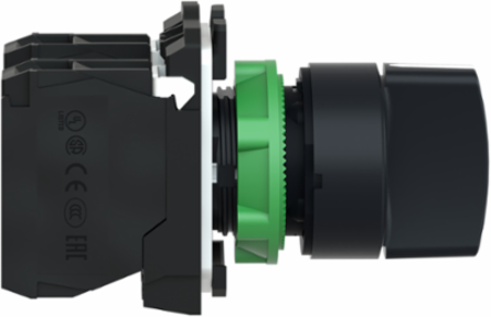 Harmony XB5 Selector Switch, 22mm, 3 Positions, IP69 Rated
